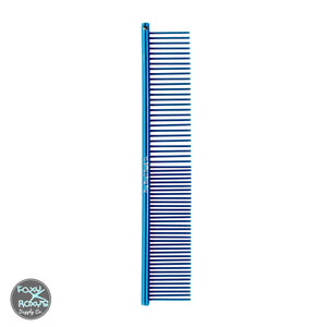 7.5" Blue Stainless Steel Comb