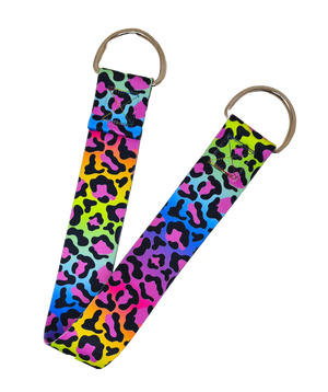 Neon Leopard Belly Support Strap