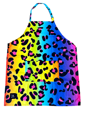 Neon Leopard Apron