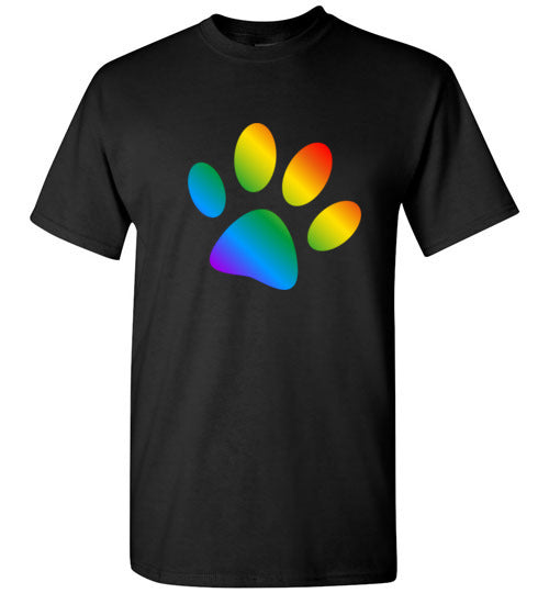 Rainbow Paw Print Short Sleeve