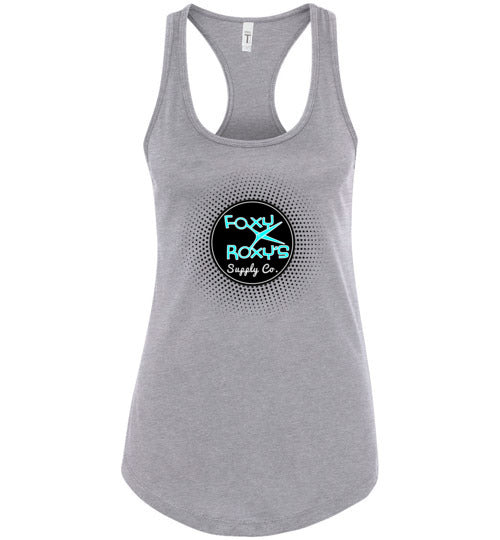Foxy Roxy's Supply Co Logo Women's Racerback Tank
