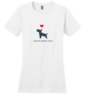 Humanity Before Vanity Women's Short Sleeve