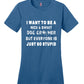 I Want to be a Nice and Sweet Dog Groomer Women's Short Sleeve