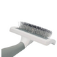 White Slicker Brush- Medium